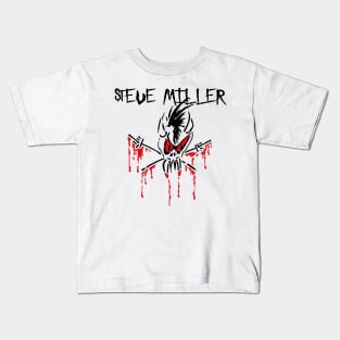 headbang stevie miller Kids T-Shirt